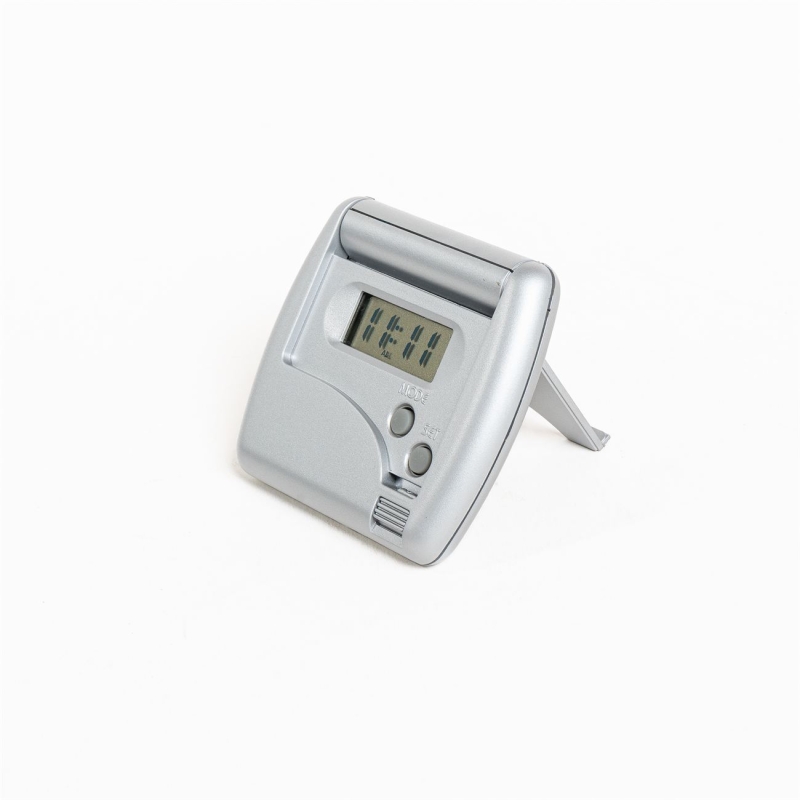 AC171.Reloj de viaje con sistema press up y alarma