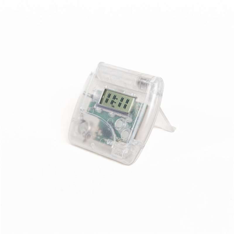 AC171.Reloj de viaje con sistema press up y alarma