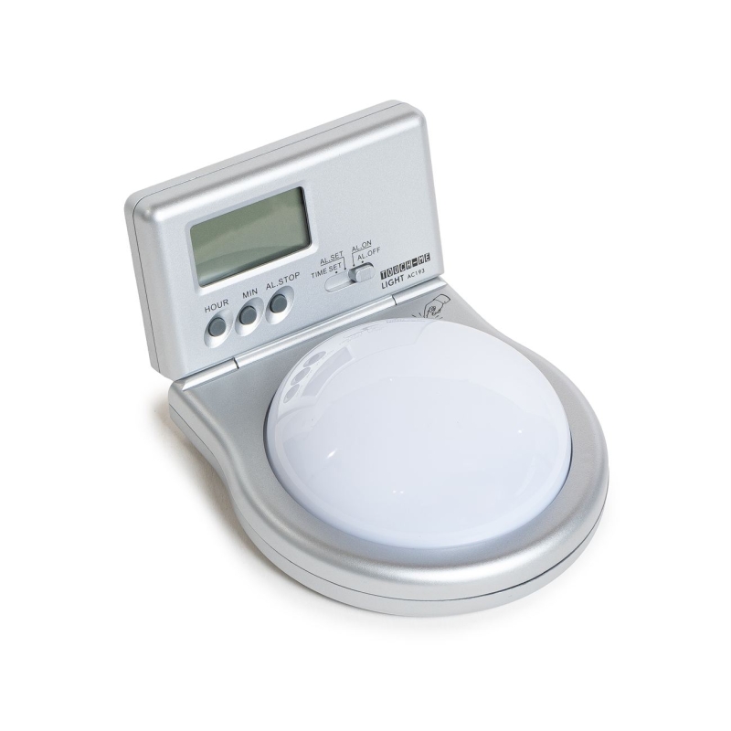 AC193.Reloj de mesa con luz y alarma