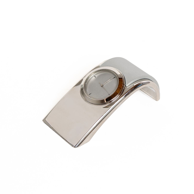 B86313.Reloj de Escritorio Curvo Metálico