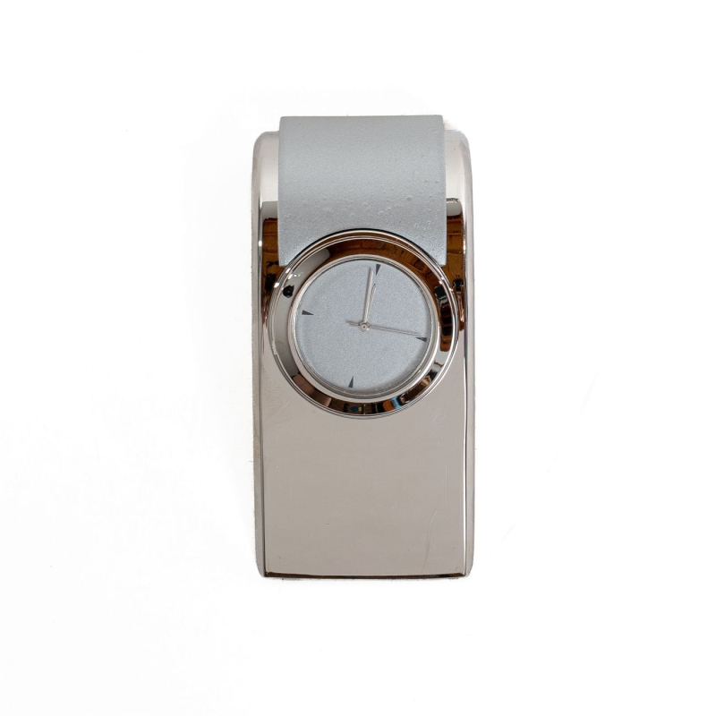 B86313.Reloj de Escritorio Curvo Metálico