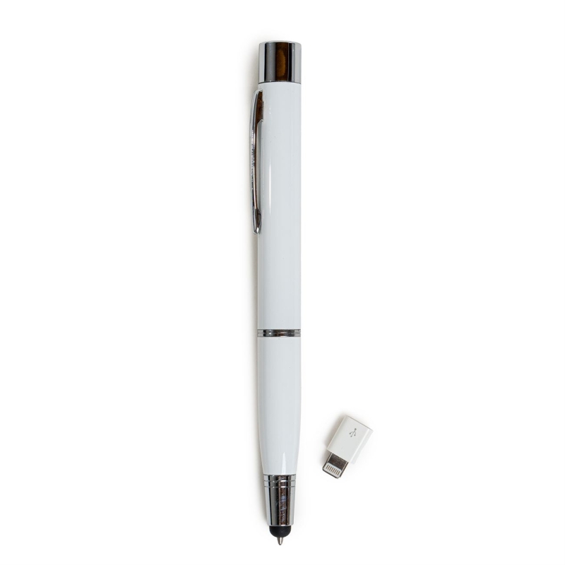 PB-2A.Bolígrafo metálico con power bank integrado y touch