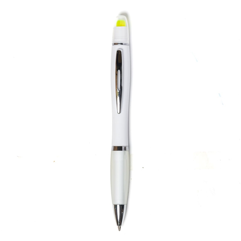 Bolígrafo c/resaltador gel