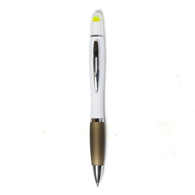Bolígrafo c/resaltador gel
