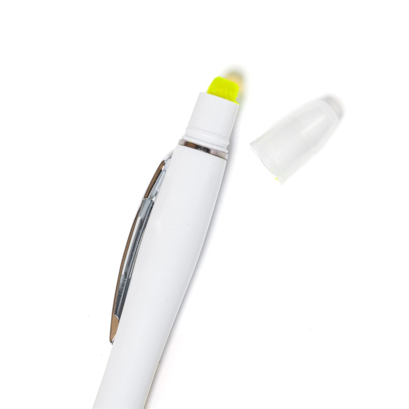 Bolígrafo c/resaltador gel