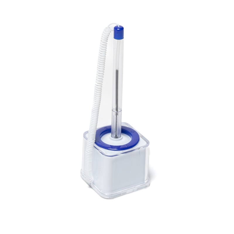 HL8414.Bolígrafo con base y cable de sujeción