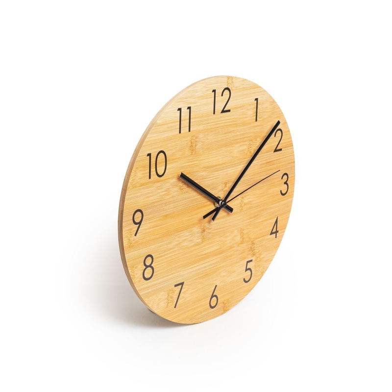 Reloj Pared en Bamboo