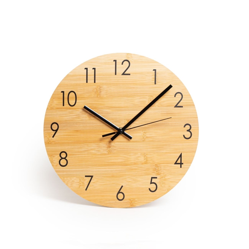Reloj Pared en Bamboo