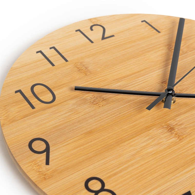 Reloj Pared en Bamboo