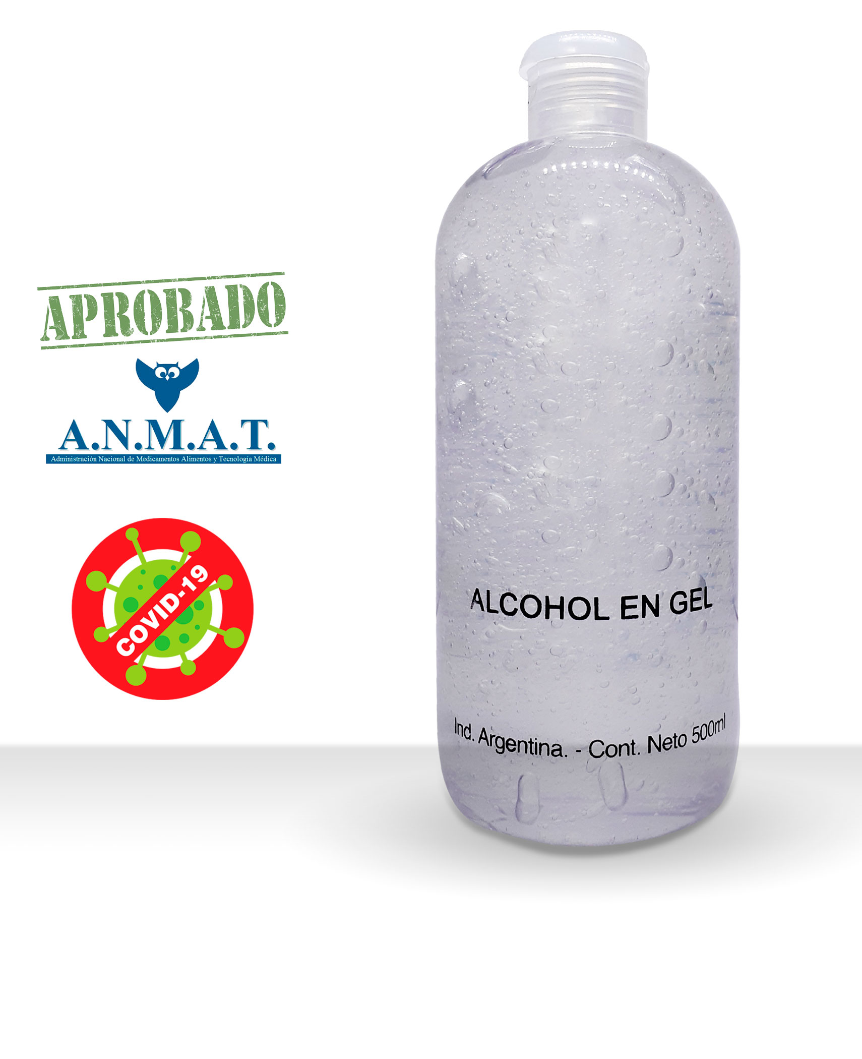 ALCOHOL EN GEL 500 CC