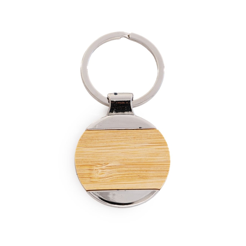 LLAVERO BAMBOO CIRCULAR