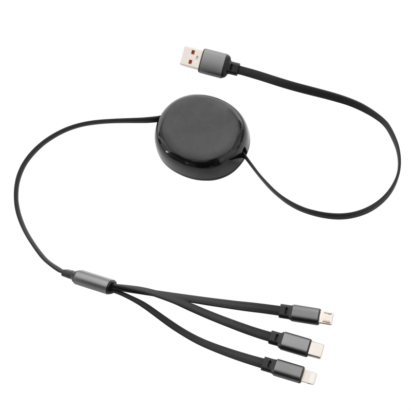 Cable retráctil de carga