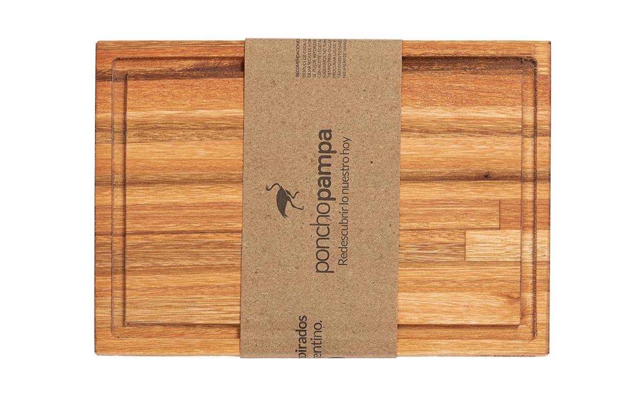 Plato para Asado Poncho Pampa 29x20x2 cm