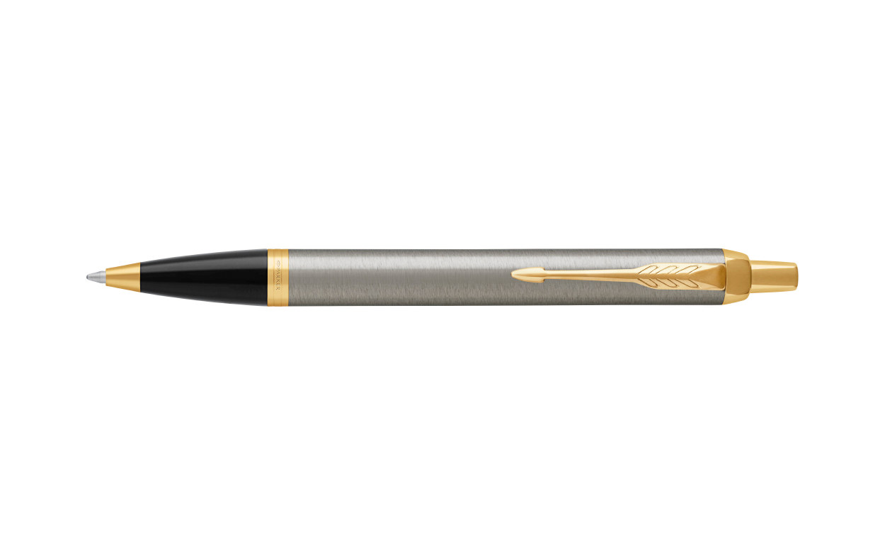 Bolígrafo Parker IM plateado con dorado