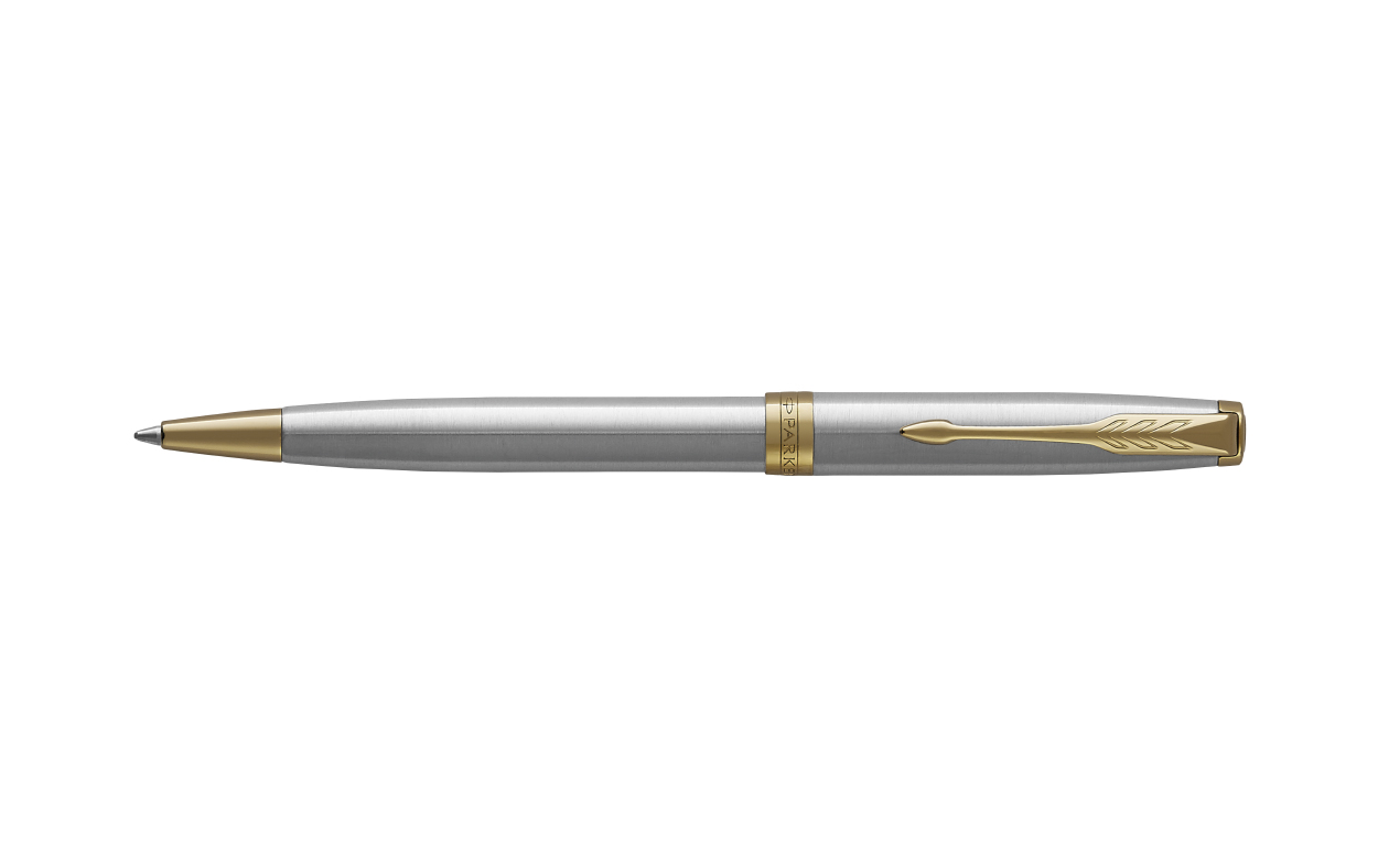 Bolígrafo Parker Sonnet plateado c dorado