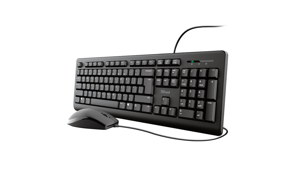 Set teclado y mouse Trust Primo