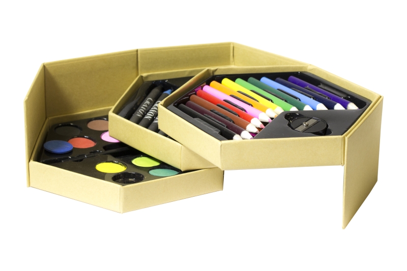 Set de pinturas Hexágono