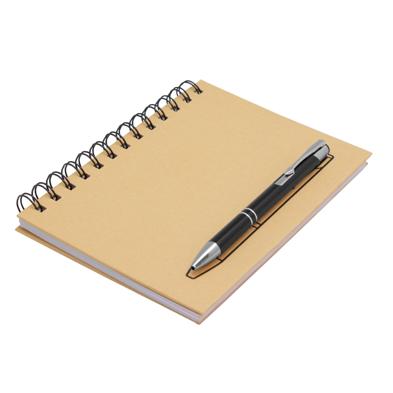 Set de libreta y bolígrafo
